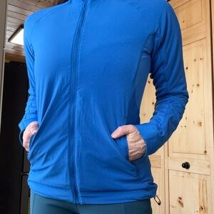 MEC Blue hybrid cross country ski Jacket